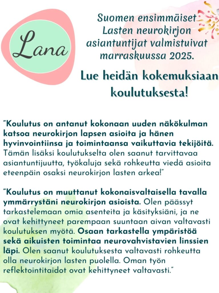Suomen Ensimm iset Lasten Neurokirjon Asiantuntijat Valmistuivat 